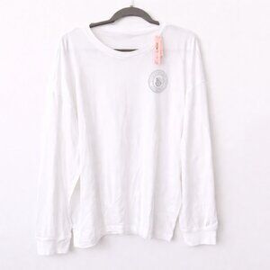 Victoria's Secret Cotton Long-Sleeve Bling Tee - XL